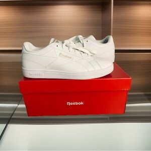 REEBOK WOMENS WHITE COURT CLEAN SNEAKERS Size: 7